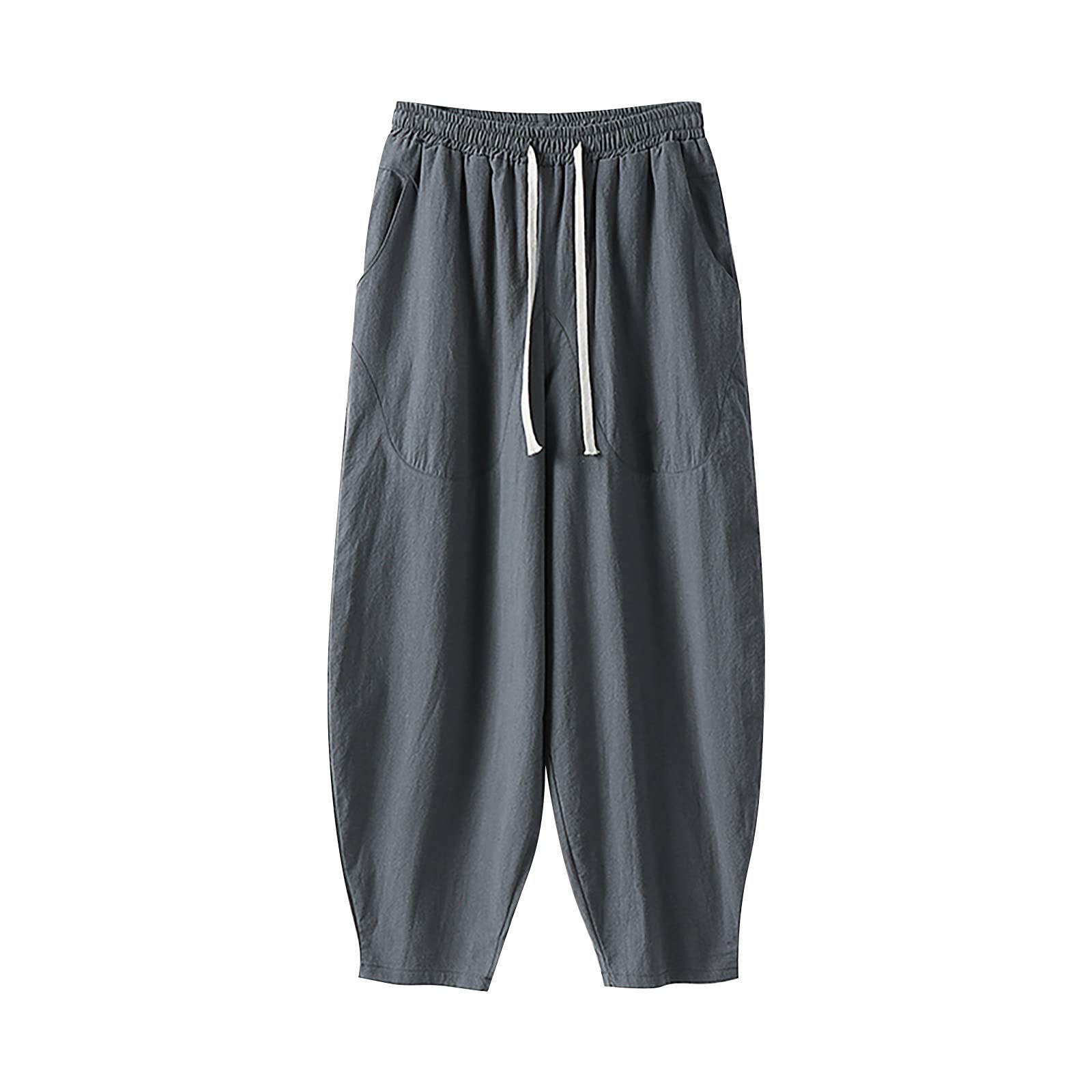 Pantalon homme large en coton de qualité supérieure confortable