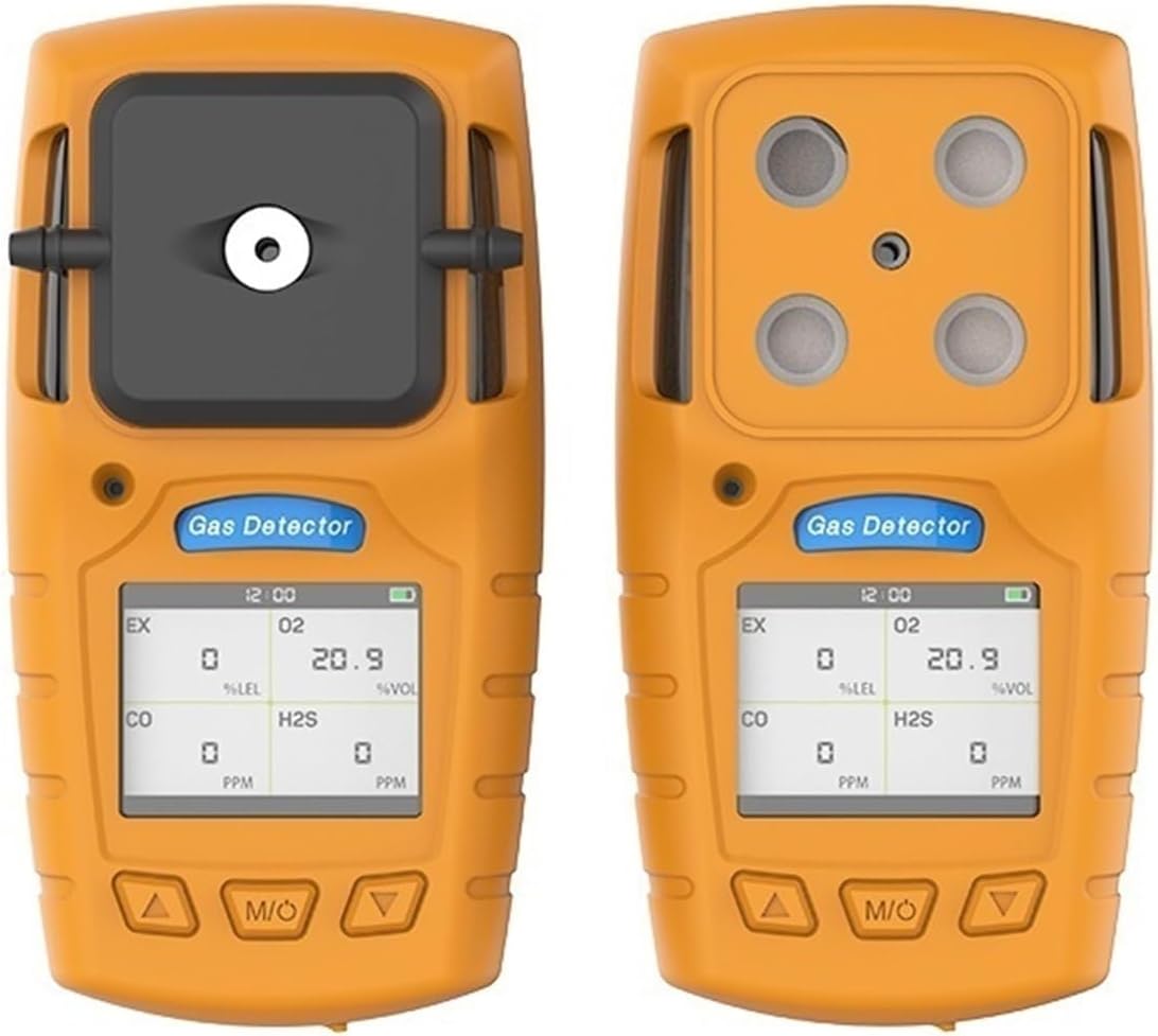 Portable Multi-Gas Detector With IP64 Protection Vibration/Sound/Light Alarm Rechargeable Battery,High Precision(2in-1)