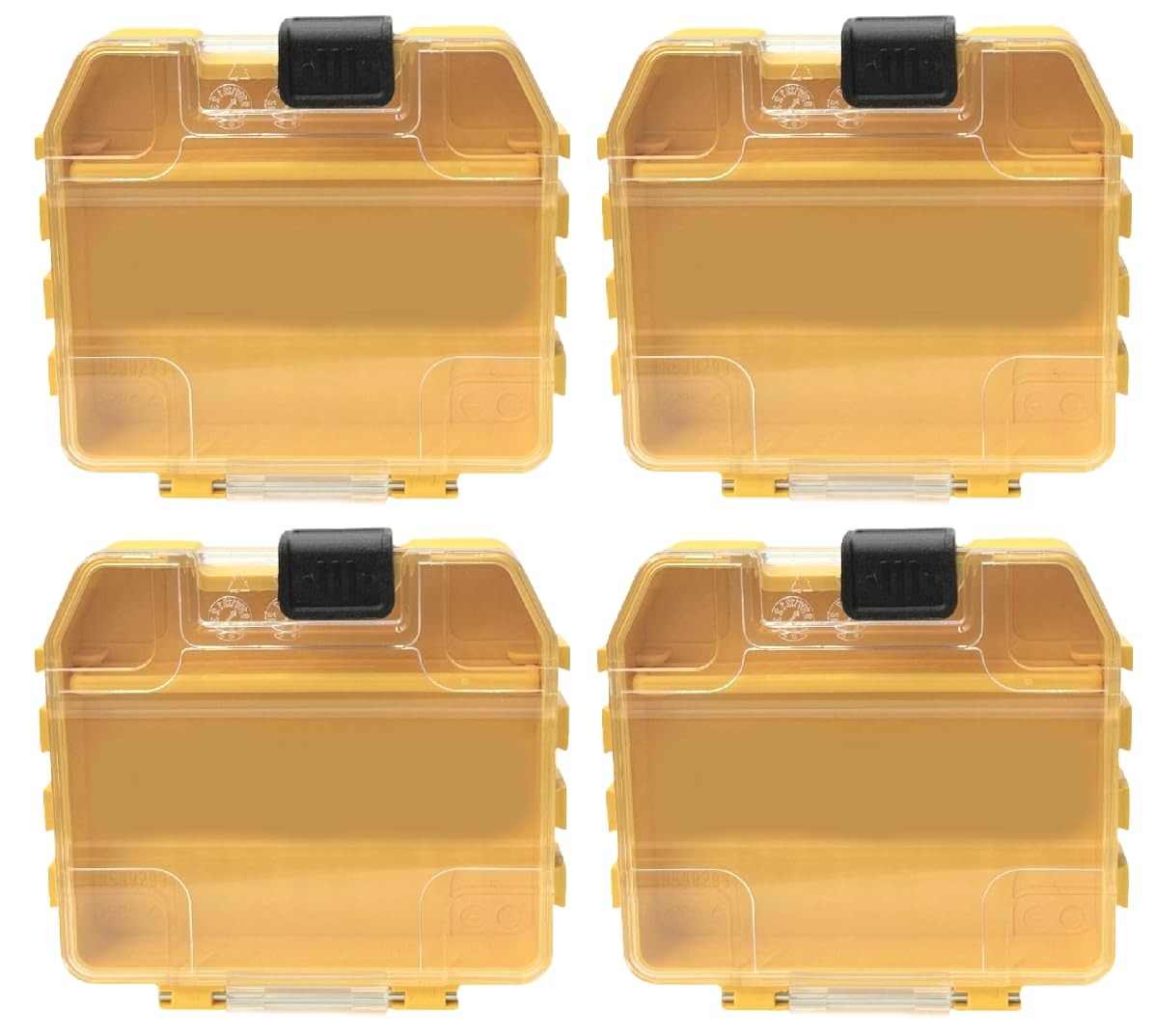 Tolxh 4-Piece Small Bit Storage Case Set, Compact Organizer Boxes, Durable Replacement Tool Case Kit​