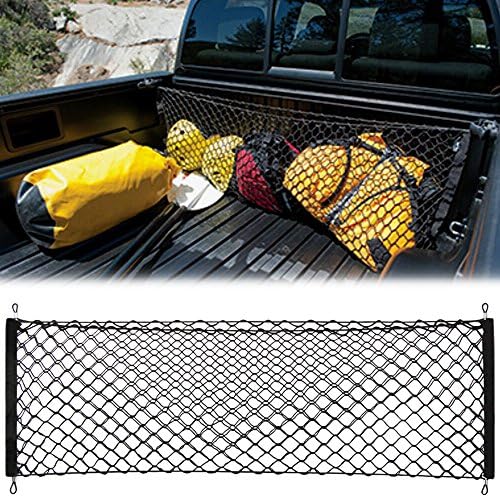 AndyGo Cargo Net Envelope Style Trunk Organizer Vehicle Storage Fit for Toyota Tacoma 2015 2016 2017 2018 2019 Accessories image 4