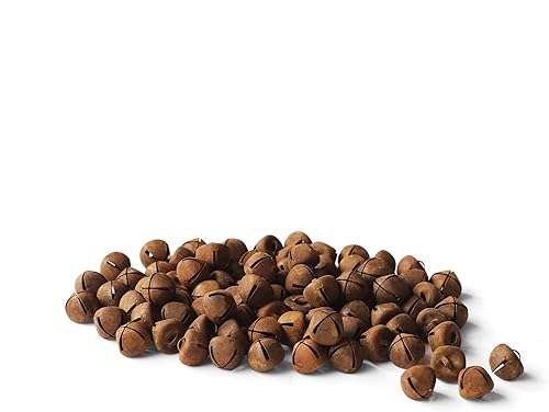 Country Primitive Craft Mini cascabeles de cascabel, campanas de Navidad, para manualidades, campanas de manualidades, hogar de vacaciones y