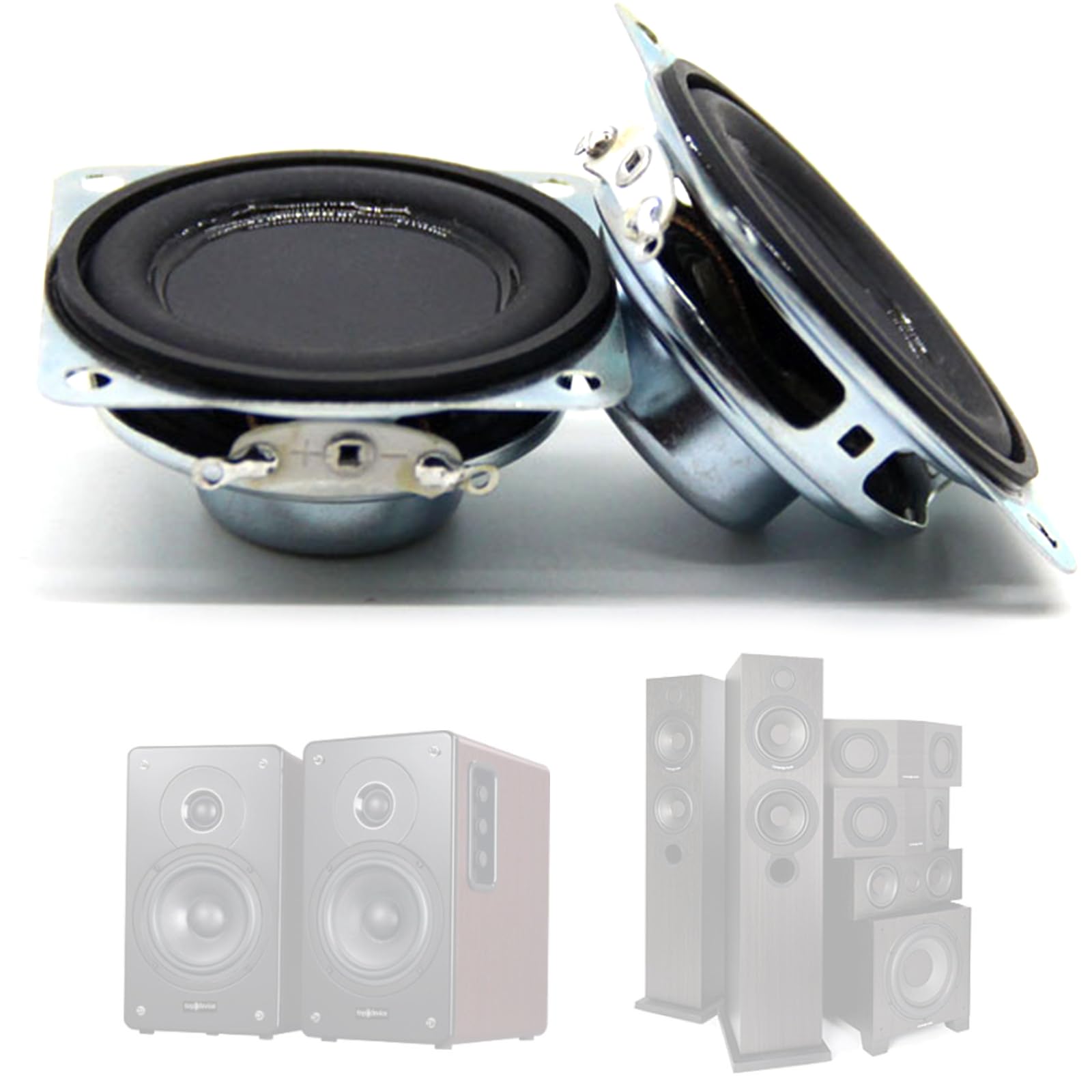 Altoparlante Magnetico Da 45 Mm - 4-5W, Mini Speaker Per Bassi, Fai-da-te E Riparazioni Elettroniche