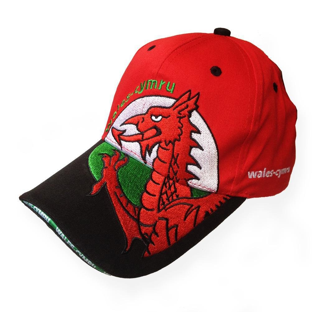Wales Welsh Dragonhead Embroidered Baseball Cap