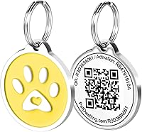 Vista 8 de Etiqueta de identificación inteligente para mascotas con código QR de Pet Dwelling – Etiquetas inteligentes para perros y gatos para la seguridad