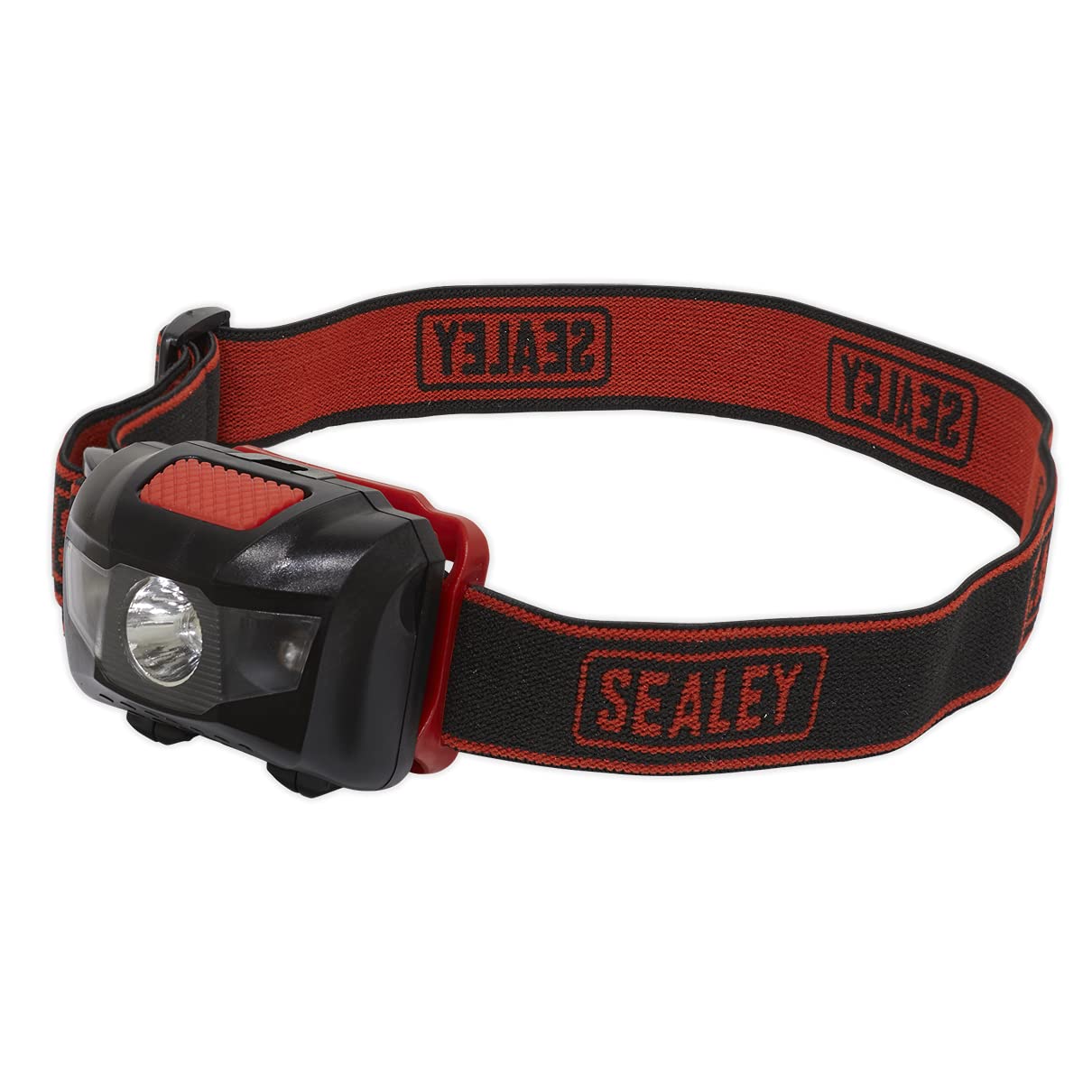 Sealey HT03LED 3W + 2 LED Head Torch, Black