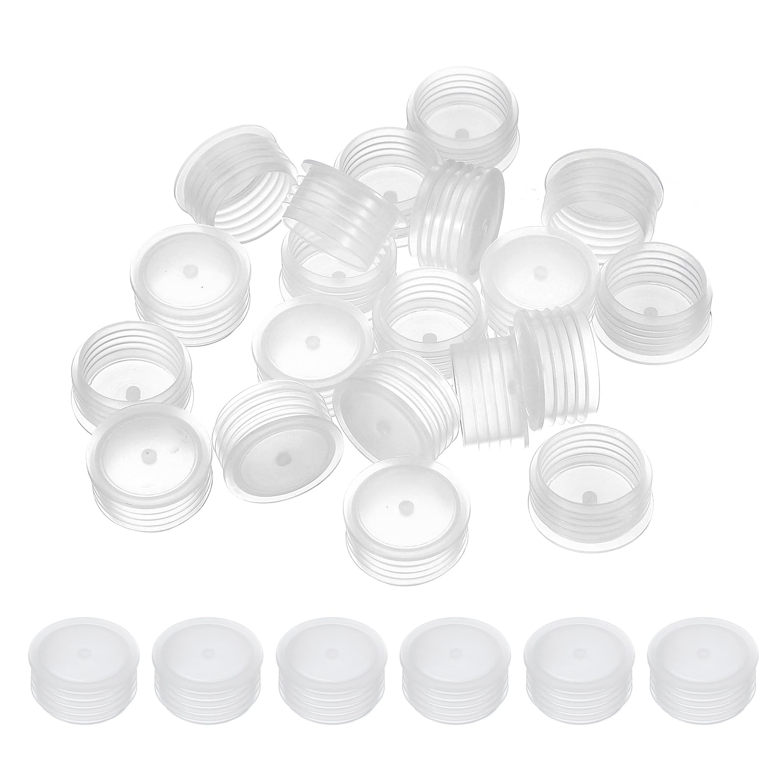 Bouchon de salière perdu ? Lot 25 bouchons plastique 25mm pour réparer flacon et poivrière
