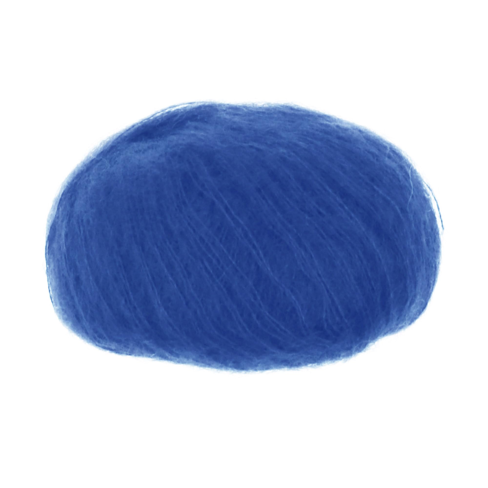 Silk Mohair Yarns for Knitting Lana Gatto Luxury Silk Mohair Line, 50 gr., 424 mt, / 1,8 oz., 464 yds, (Blue - 30146, 2) - Image 3