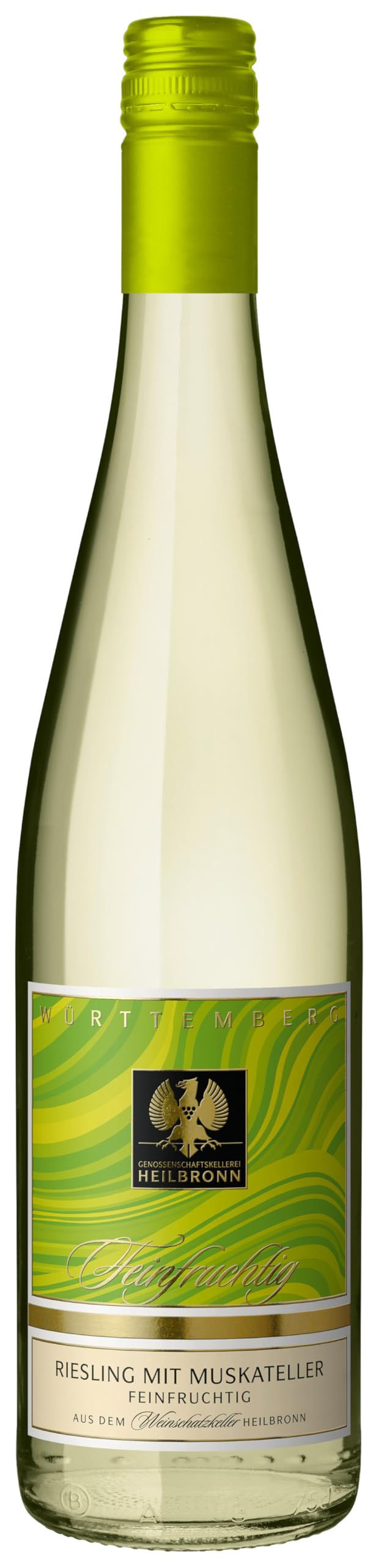 Württemberger Wein Heilbronner Riesling mit Muskateller Qw Fein und Fruchtig (1 x 0.75 l)