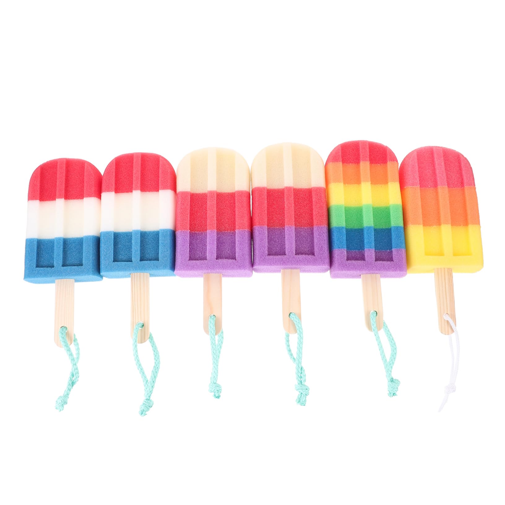 minkissy 12 Piezas bola de baño de flores de baño esponja baño esponja de baño para helados esponja exfoliante bebe exfoliante facial bañera de bebé esponja de ducha exfoliante