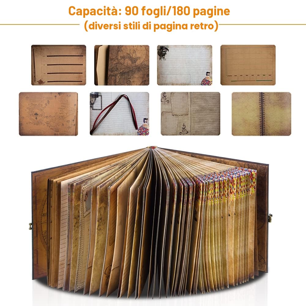 Scrapbooking Album Foto 180 Pagine
