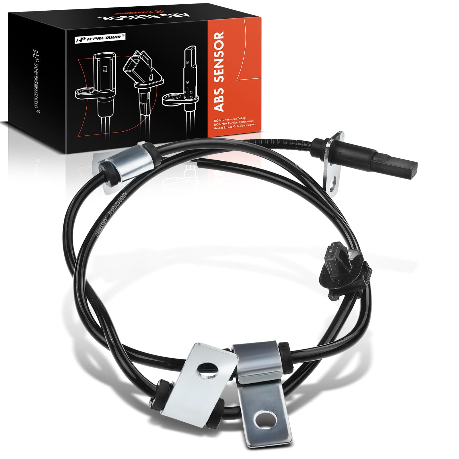 A-Premium ABS Wheel Speed Sensor Compatible with Suzuki Models - Grand Vitara 2006 2007 2008 2009 2010 2011 2012 2013 - Rear Right Passenger Side, Replace# 5631065J00, 5631065J01