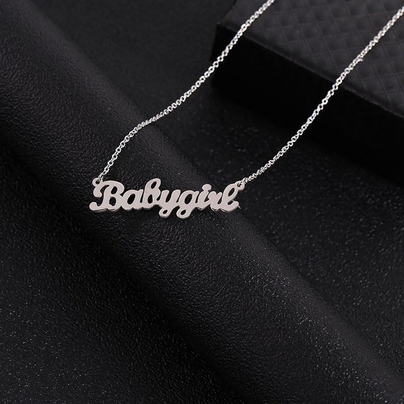 Artmiss Personalized Name Necklace Script Pendant Gold Chain Necklace Jewelry for Women - Image 4