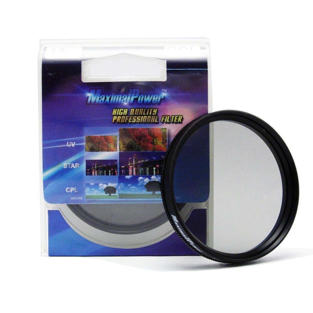 Buy Maximal Power 62mm Circular Polarizer Filter/CPL Filter Online at