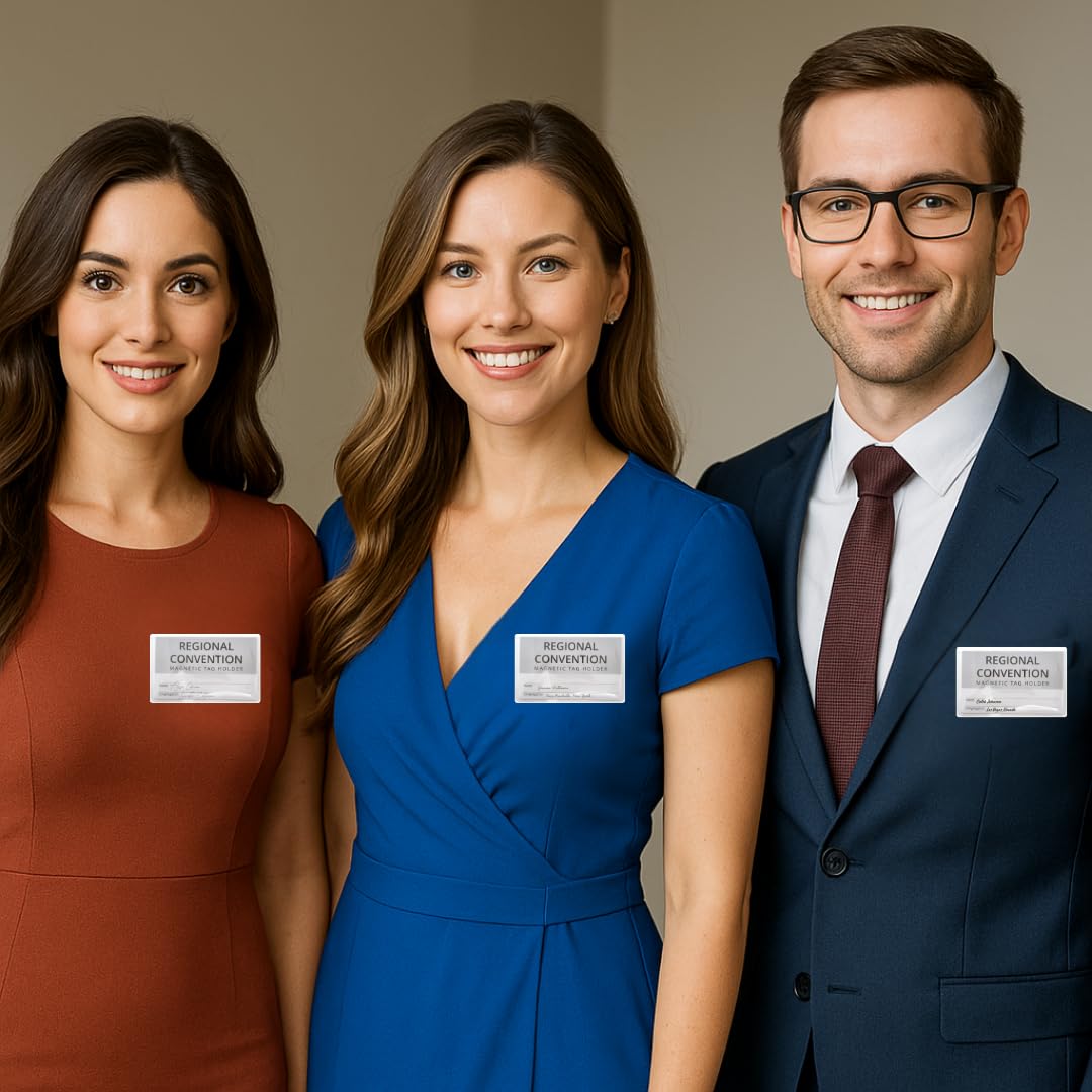 JW Magnetic Badge Holder - Pack of 2 - for Jehovah's Witnesses Convention - Image 4