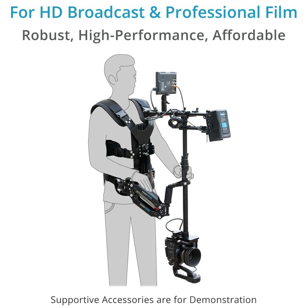 FLYCAM Zest Pro Electronic Video Camera Stabilizer Gold Mount with