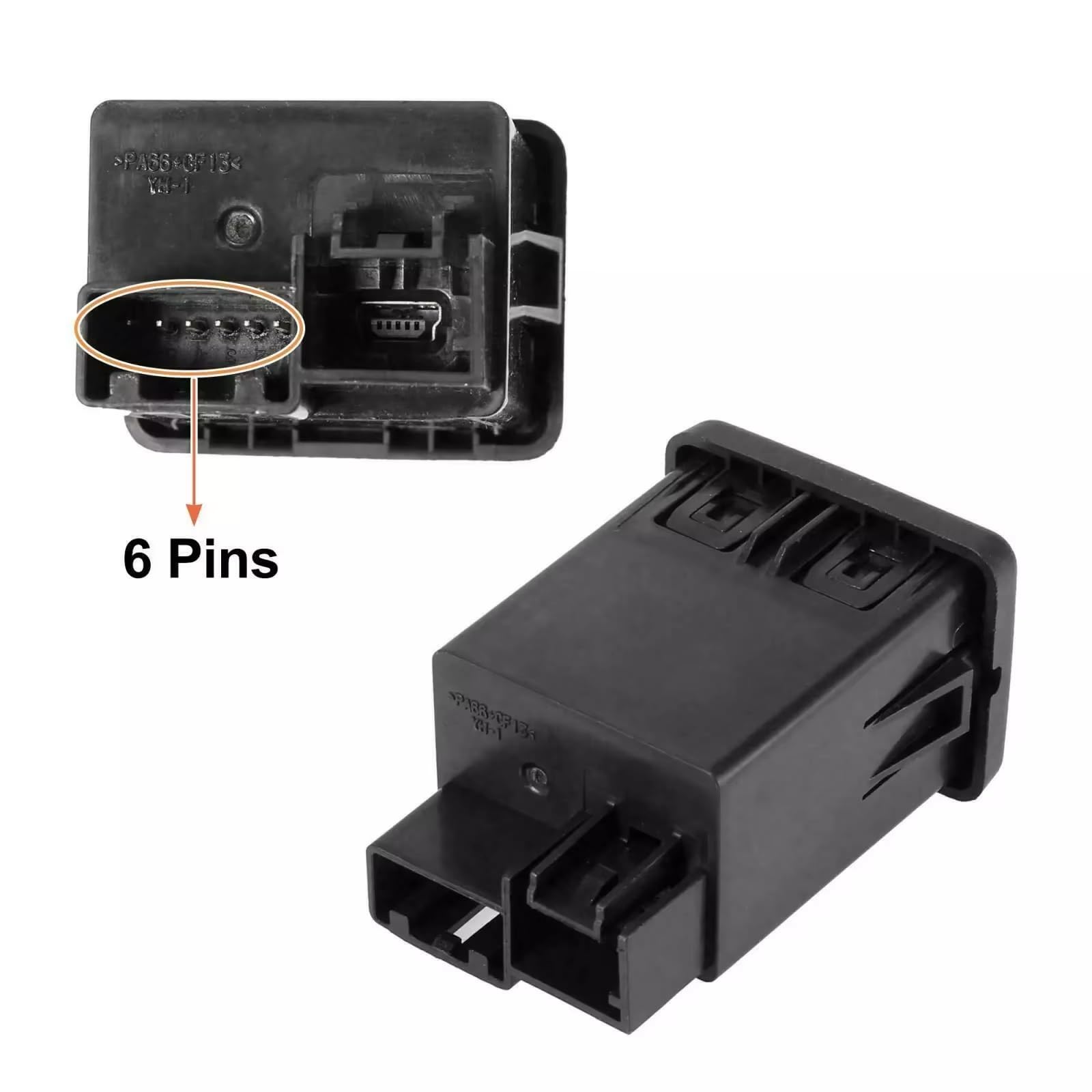 Centro Puerto USB Compatible Con Chevrolet Para Silverado 2500 HD 2015 2016 Conector Enchufe Ranura Puerto Dual Consola Central Auxiliar Coche Partes Coche