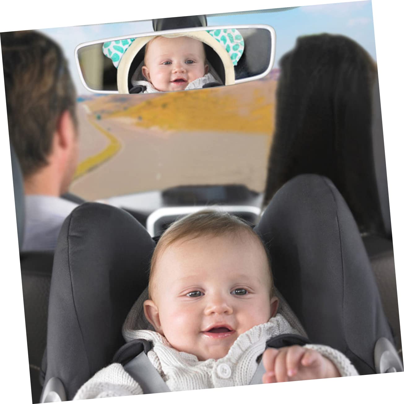 OUNONA 3 Pièces miroir déformant Rétroviseur d'observation pour Rétroviseur de pour pour siège de voiture pour inverser