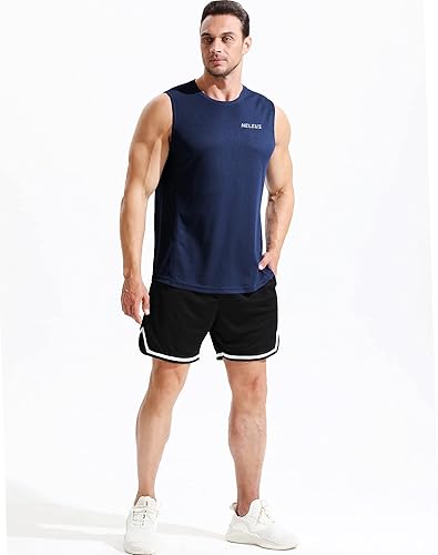 Miniatura 6 de NELEUS Camiseta sin mangas Dry Fit para hombre