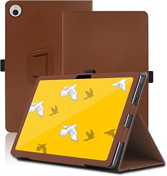 Case for Wacom MovinkPad 11 11.45 inch, Wacom MovinkPad 11 Tablet Case, Folding Stand Protective Cover with Pencil Holder and Wrist Strap, Full Protection. Brown