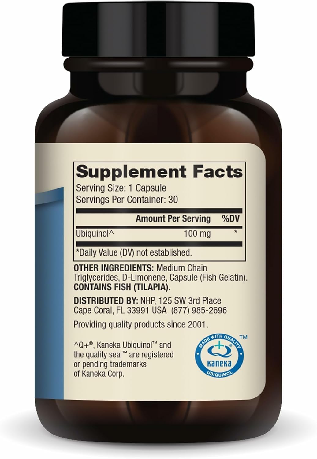 Dr. Mercola Ubiquinol - Supports Energy Production - Antioxidant Supplement - Non-GMO, Gluten-Free & Soy-Free - 30 Capsules (30 Servings) - 100 mg