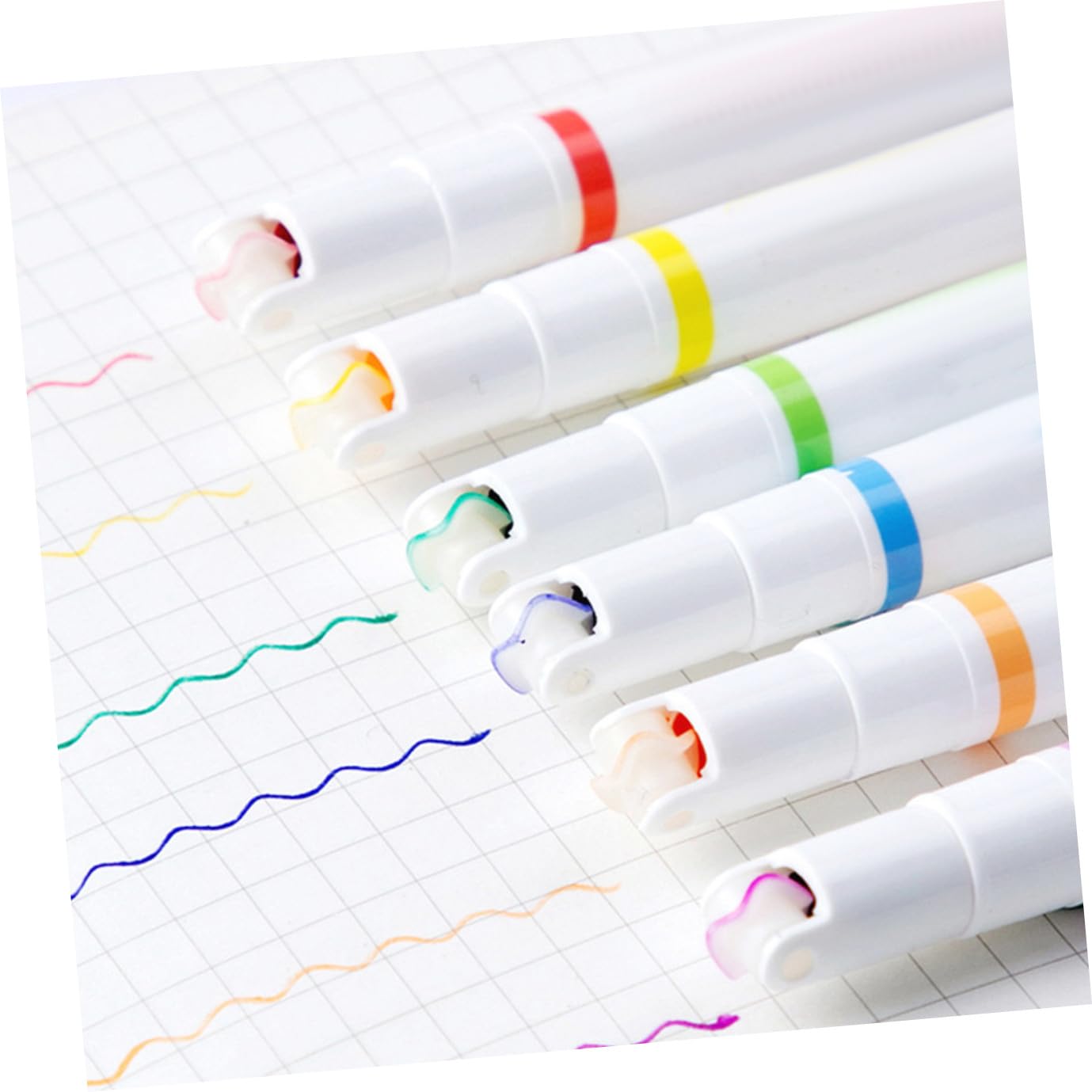 SHINEOFI 18 Stck. Roller-textmarker Textmarker Masse Punktmarkierungen Ästhetisch Pastell Marker Einziehbare Schulbedarf Farbstifte Tintenroller Plastik