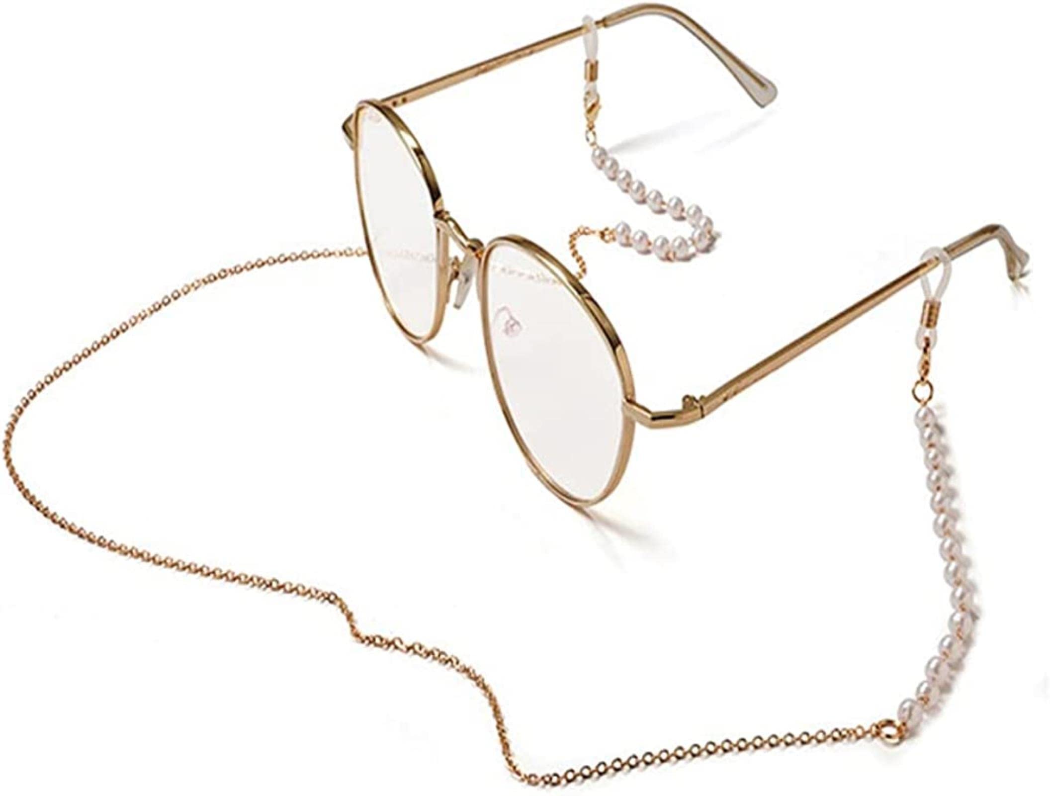 REVAHI Cadena de Gafas de Sol de Metal Gafas Simples Cordón Cadena Gafas de Sol Correa Titular para Mujeres Hombres
