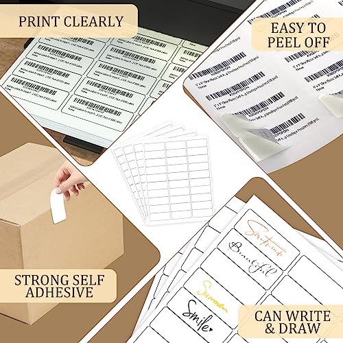 Funglam A4-30-30.FBA 1 Inch X 2-5/8 Inch Shipping Address Labels 900 Label Stickers Paper thumb #3