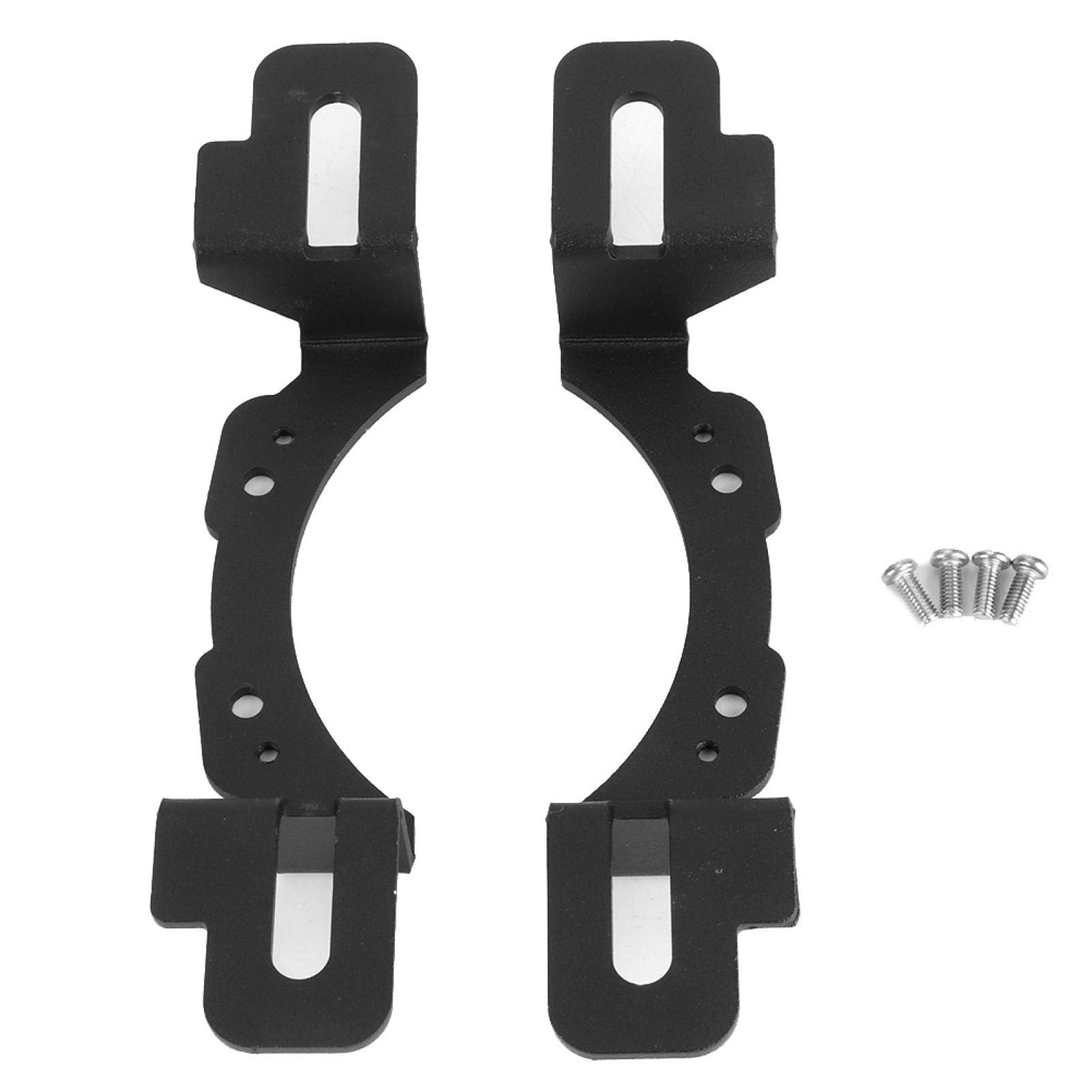 Staffa di montaggio per fendinebbia per paraurti anteriore da 4 pollici, staffa per fendinebbia in acciaio adatta per paraurti anteriore Wrangler JK 10th Anniversary
