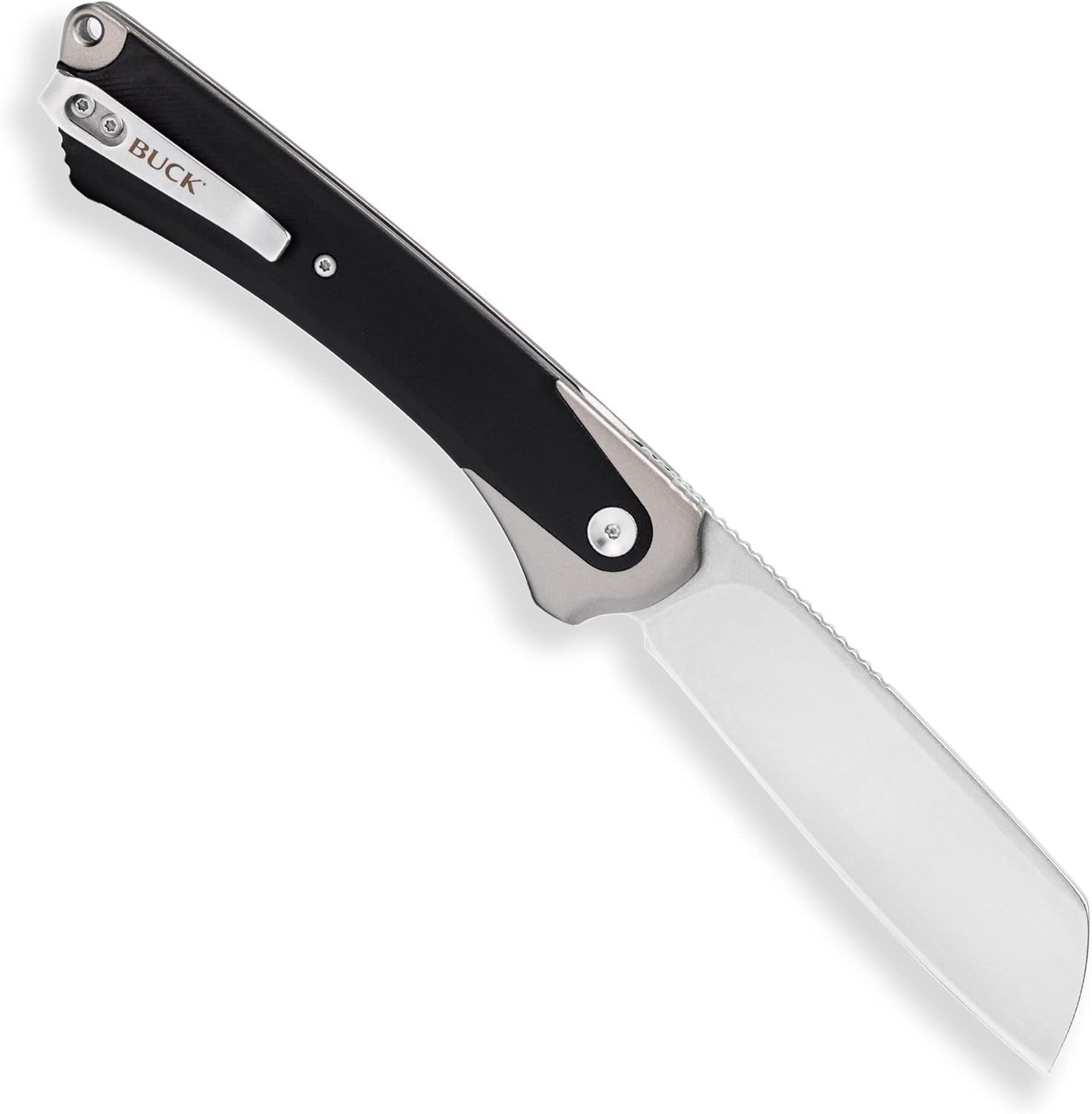 Buck Knives 263 Highline XL Folding Pocket Knife, 3.81" D2 Steel Blade, Micarta Handle with Pocket Clip