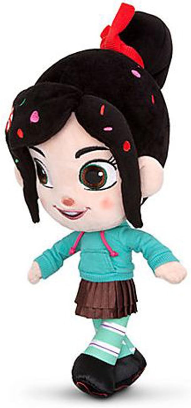 Disney Store Wreck-it-Ralph Vanellope Von Schweetz Plush Doll 12"