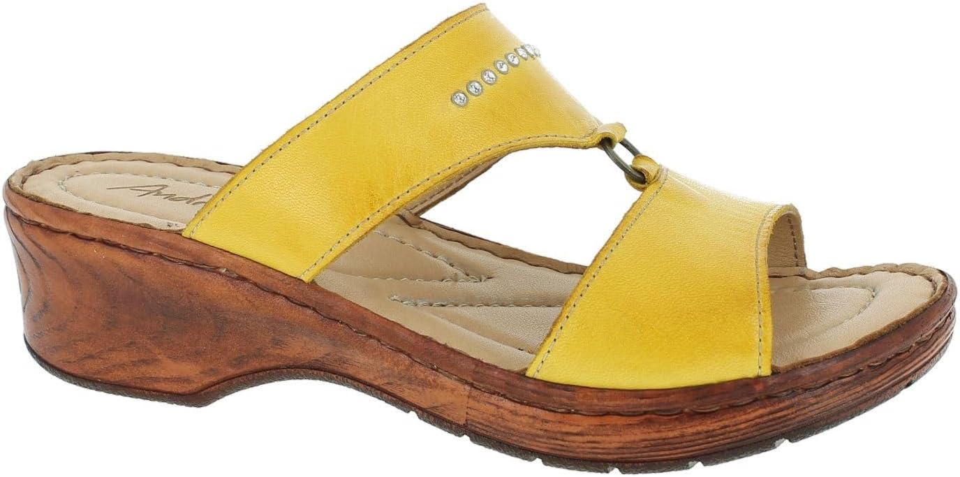 Andrea Puccini Ciabatte Donna Nere Eleganti in Pelle (EU 36