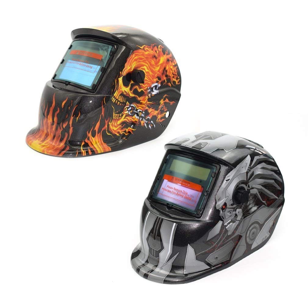 Careta Soldar Automatica Solar oscurecimiento automático Casco de Soldadura eléctrica Soldadura máscara Tapa de la Lente Casco del Soldador for la Soldadura de la máquina Mascaras De Soldar