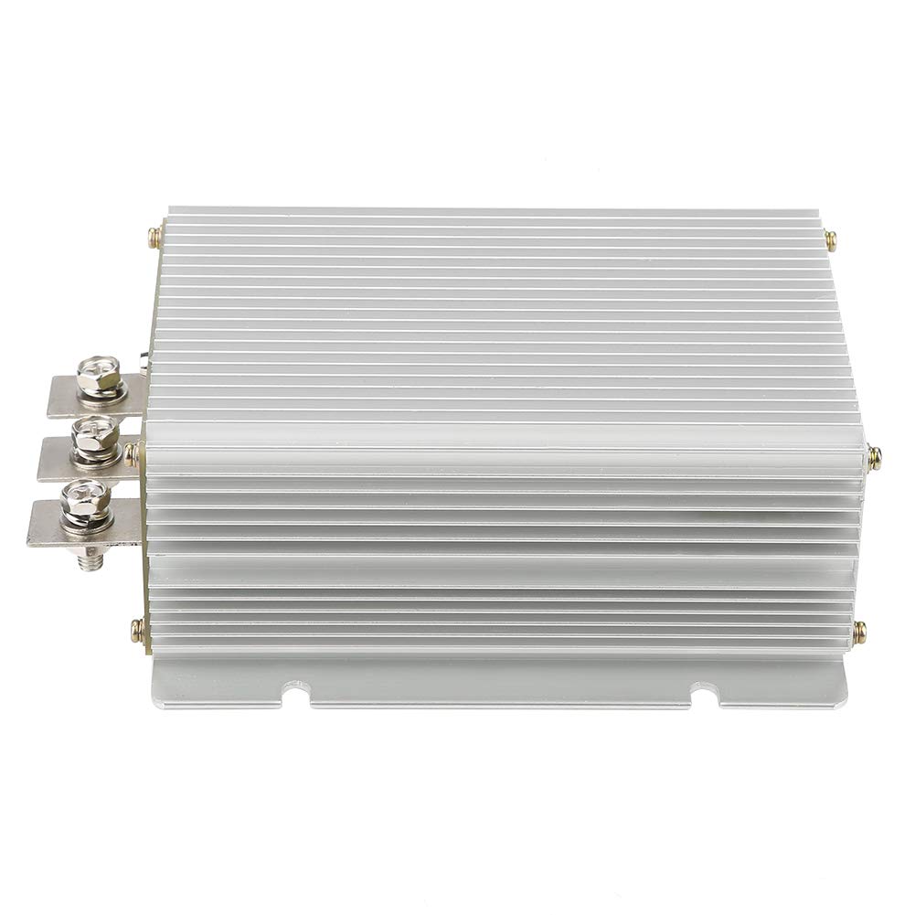 Hyuduo Przetwornica Napięcia Stałego 24 V na 12 V, Zasilacz Obniżający o Dużej Mocy 600 W, Odporny na Wstrząsy do zastosowań Przemysłowych