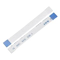 Vista 88 de uxcell Cable plano flexible FFC, 5 clavijas de 0.020 in de paso de 1.181 in, FPC FFC, cable de cinta flexible para TV LCD, audio de coche