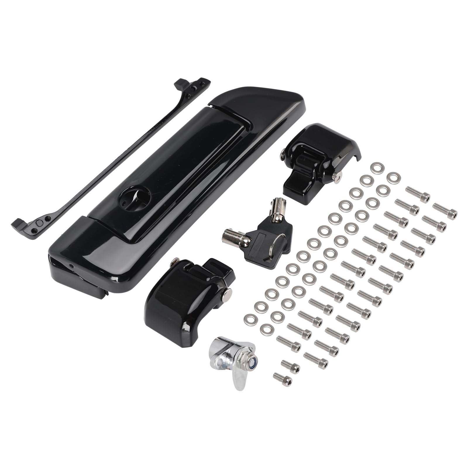 MAD HORNETS Black Hinges and Latch Kit for Touring Razor Chopped King Tour Pack 2014-2023