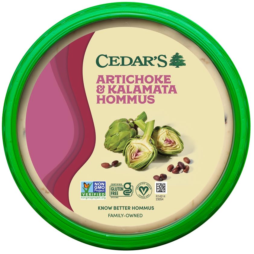 Cedar's Foods, Artichoke Kalamata Hommus, 8 Oz