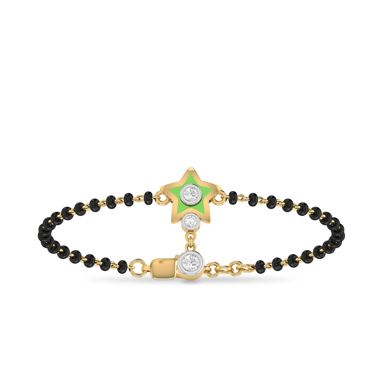 pc jeweller 18k (750) Yellow Gold and Diamond Bracelet for Women-picture-44