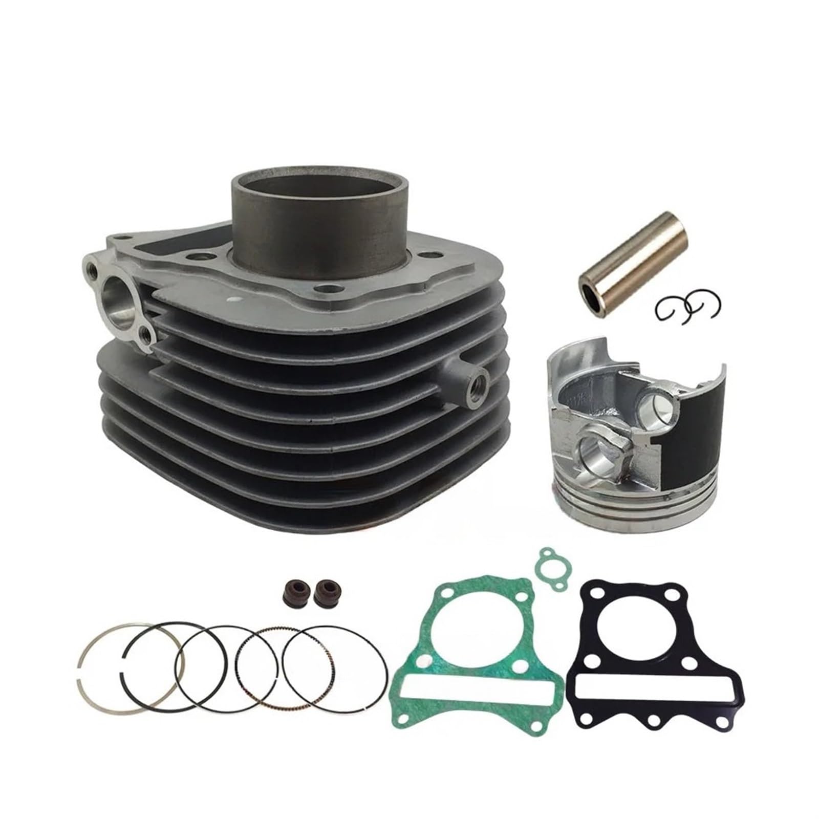 Cylinder motocyklowy 53,5 mm V125 Części motocyklowe Zestaw pierścieni tłokowych cylindrów