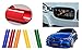 KUNIO Premium V Brace Cover Front Grill Inserts Fit for BMW G20 G21 G28 M-Performance V Brace Wrap Covers Grill Red