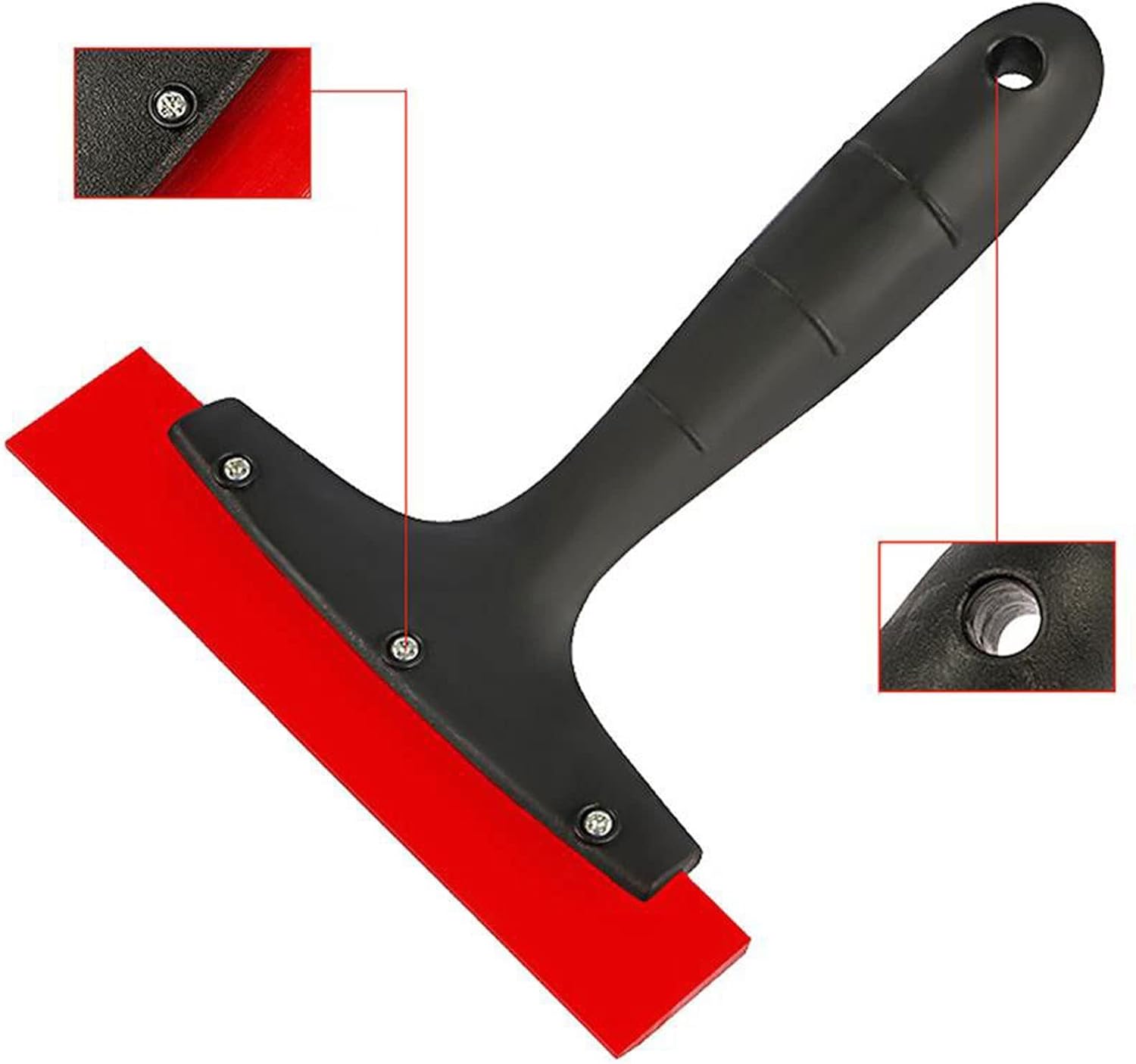 Shower Squeegees Household Cleaning Bathroom Mirror Cleaner with Silicone Blade Holder Hook Car Glass Shower Squeegee Window Wiper Scraper