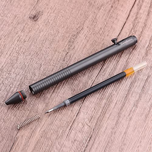 Smootherpro TI142 Titanium Bolt Action Pen Retractable Gel Pen Compatible thumb #5