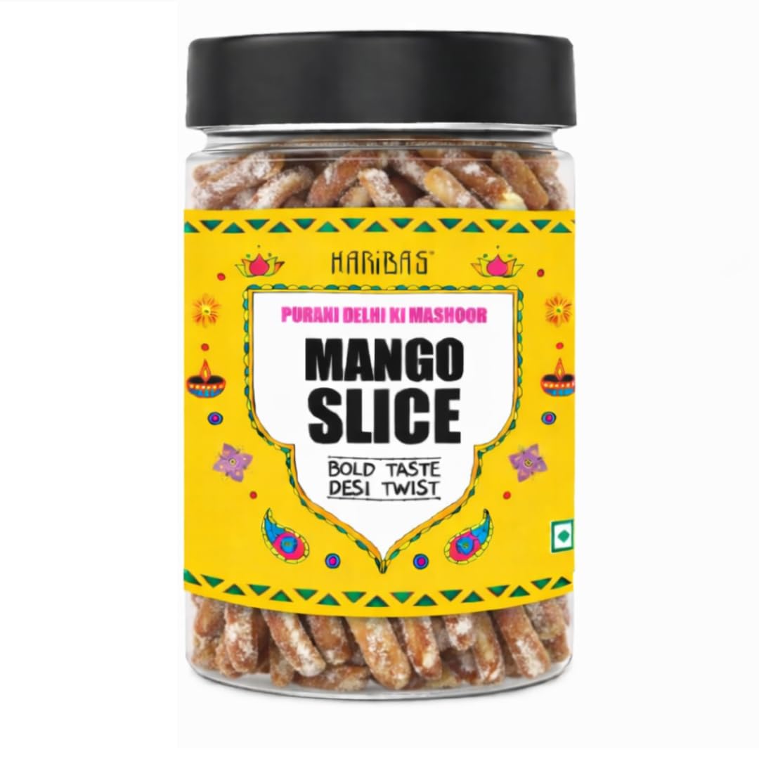 HARIBAS Mango Slice 300g | Purani Dilli Ki Mashhoor Mango Candy | Sweet & Tangy Desi Treat | Traditional Indian Digestive Candy-image-7
