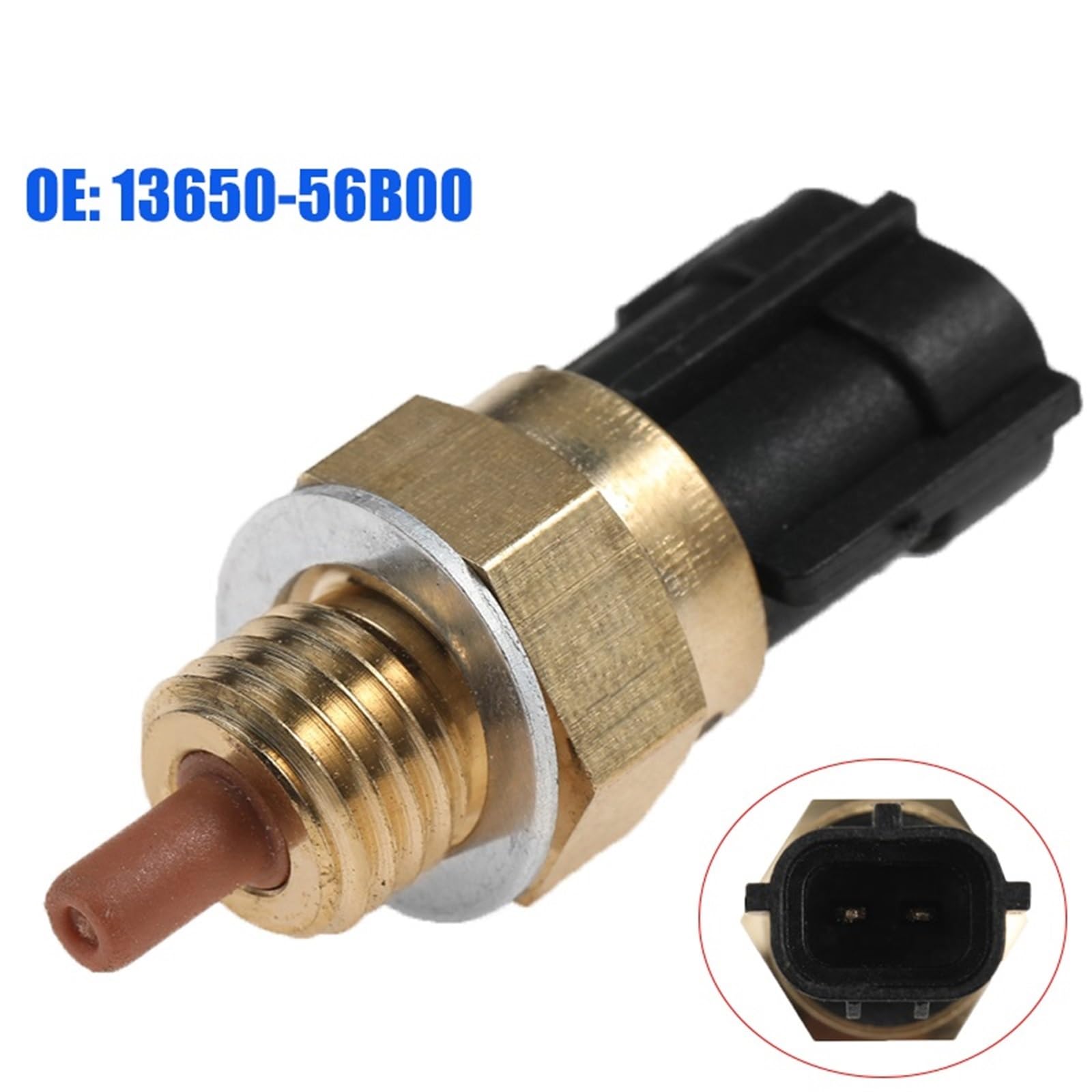 Sensor de refrigerante Sensor de temperatura del agua refrigerante 2 pines MD326170 para Suzuki Marine (13650-56B00)