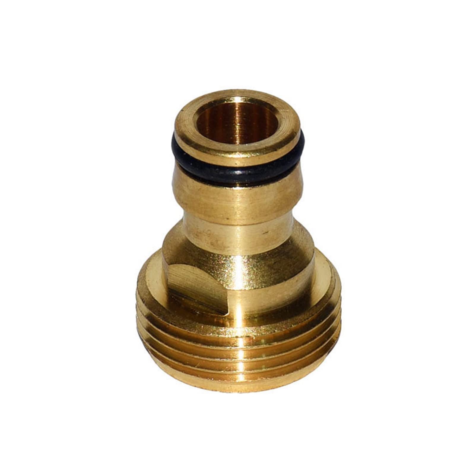Raccordo Pera ad Acqua Spray da 3/4" in Ottone, Connettore Maschio, Connettore Filettato da 3/4", Connettore per Rubinetto Autolavaggio in Ottone, 10 Pezzi/Nero/3/4''