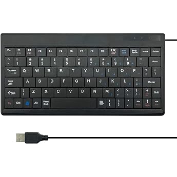 cuqi usb mini keyboard diy experiment mini keyboard gaming usb interface for tv box windows pc raspberry pi windows 10/8/7 black