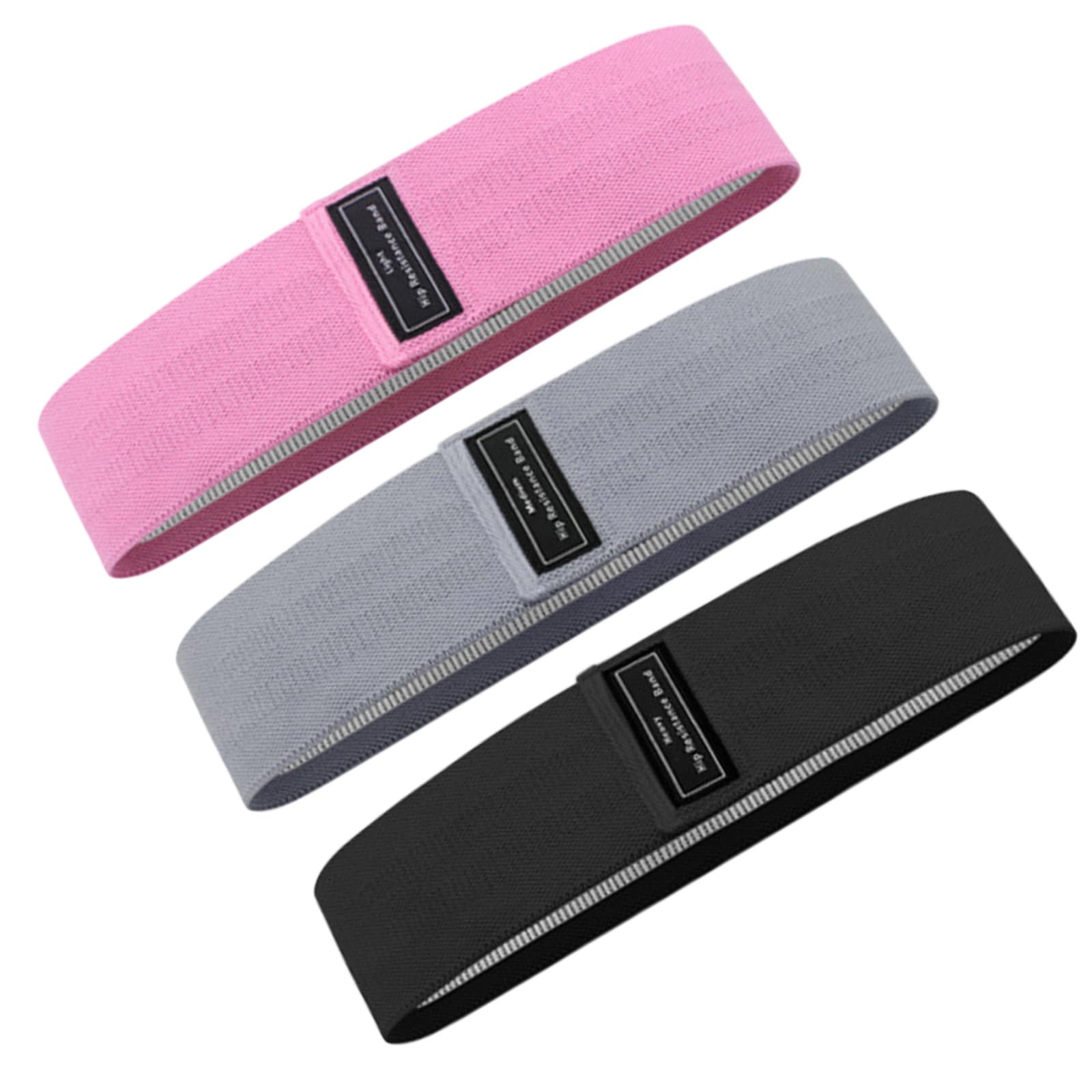 Tsophreniq Of 3 Resistance Band for Leg and Hip Muscle Building Exercise Workout Band for Workouts Gym Training Strength Muscle Strengthening