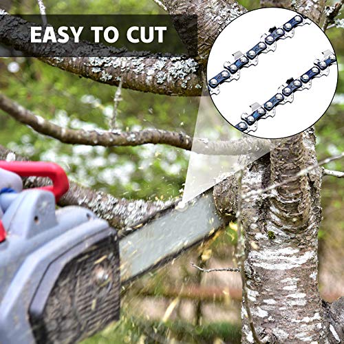 Honoson Mini Chainsaw Chain 4 Inch Chainsaw Chain Mini Guide Saw Chain Replacement Portable Lightweight Mini Chainsaw Chain Guide Chain for 4 Inch 550W 24V 26V 36V Cordless Electric Chainsaw