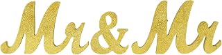 Mandala Crafts Gold Wood Gay Men Wedding Sign for Gay Wedding Decorations - Gay Wedding Sign for LGBT Wedding Decorations Gay Engagement Party Decorations