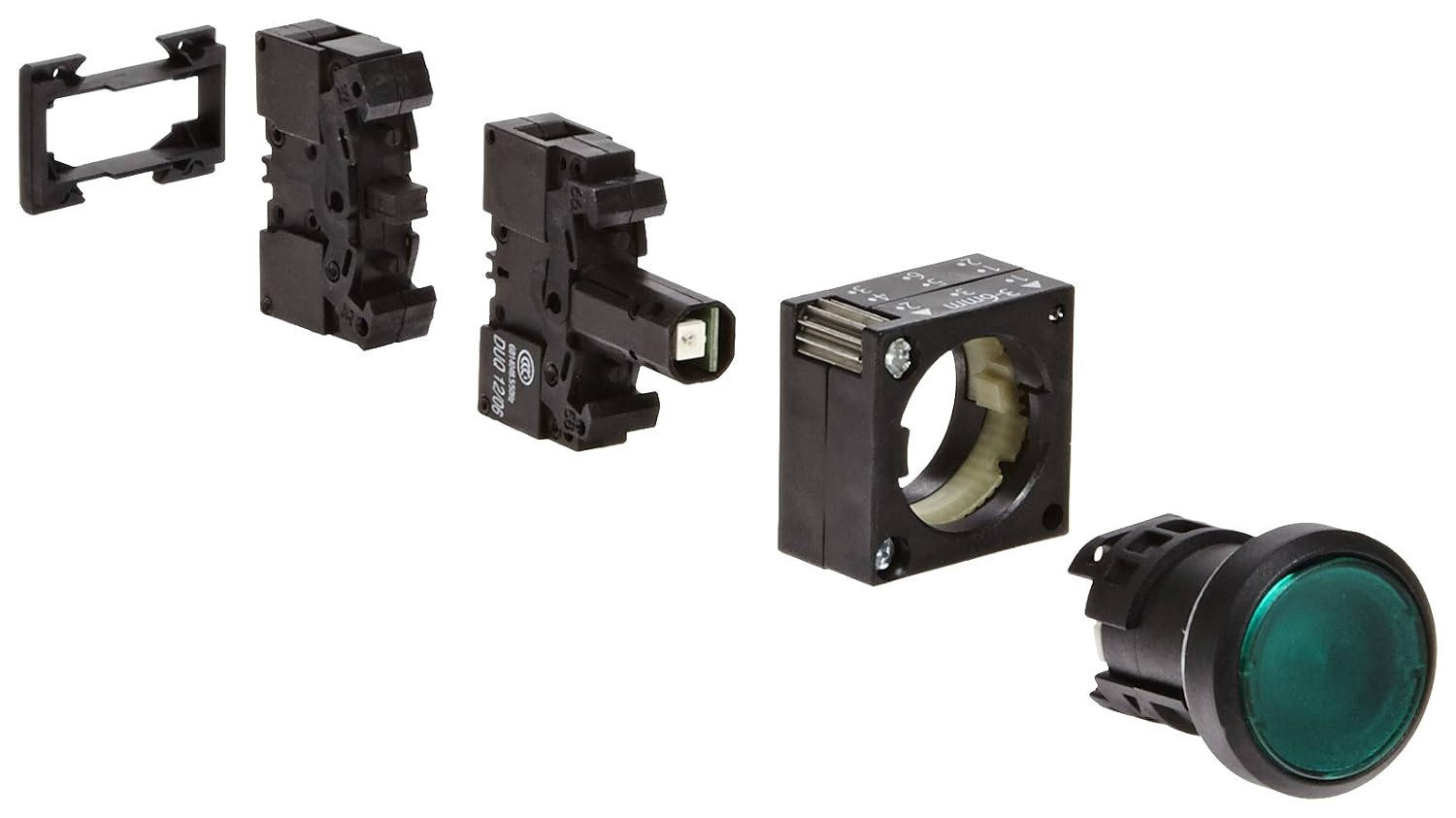 Lot De 10 Boutons Poussoirs Siemens 3SB3 201-0AA41 - Vert, 22mm, Neufs (contact On/Off)
