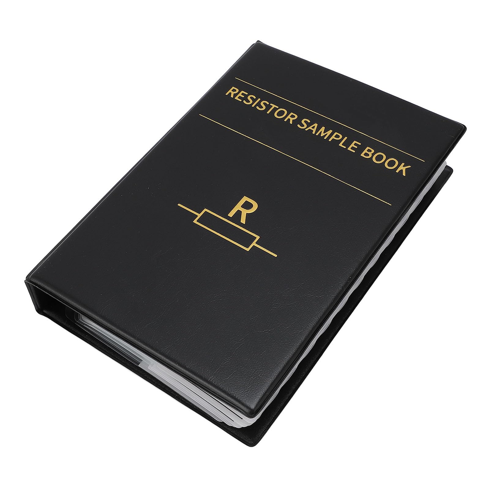 Libro de muestras de resistencias SMD 1206, kit variado de resistencias de chip con 170 valores, 50 unidades de cada uno, y carpeta compacta de componentes electrónicos en PVC para